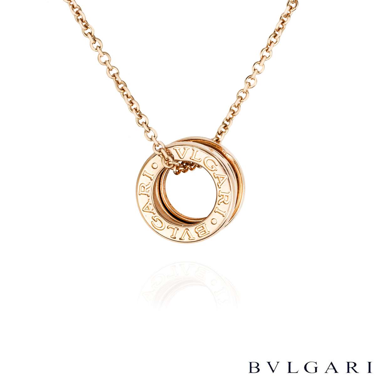 Bvlgari Rose Gold B.Zero1 Pendant Necklace 335924